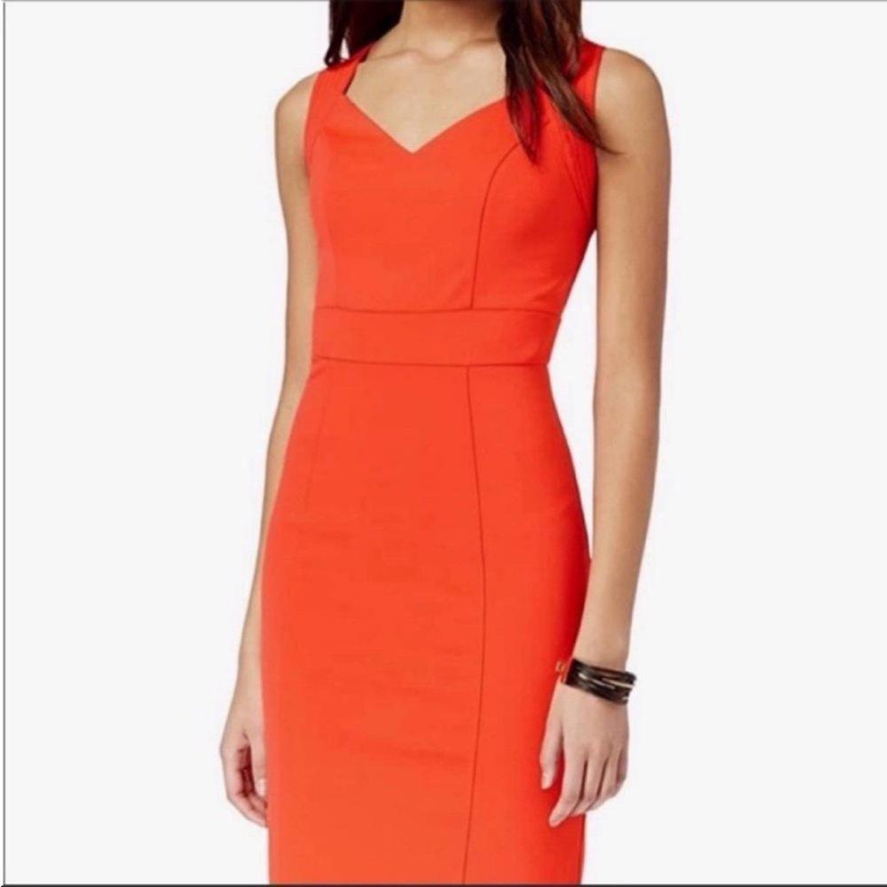 Xoxo Womens Sleeveless Sweetheart Neckline Sheath Dress‎ Size M New